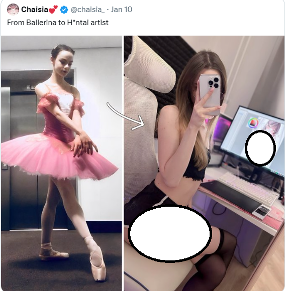 Artist Quits Ballet and Ends Up Drawing Hentai