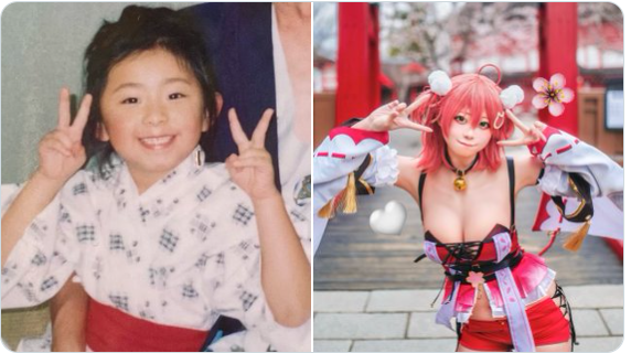 Cosplayers Before and After: Challenge Reveals Childhood Photos