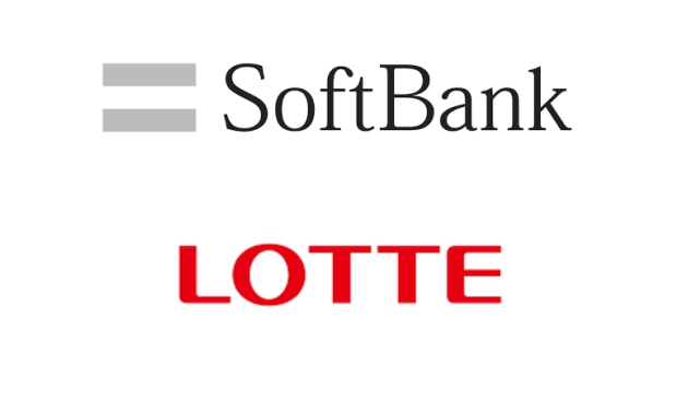 Softbank and lotte logo