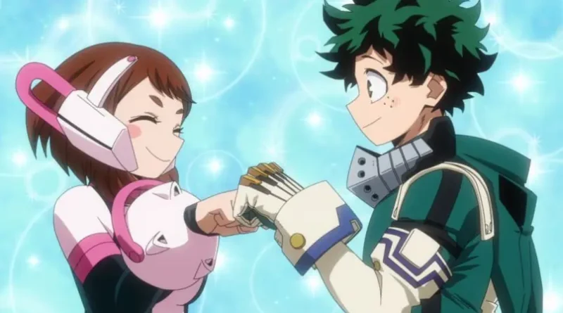 Autor de MHA diz para você usar a Imaginação no Romance entre Deku e Ochako