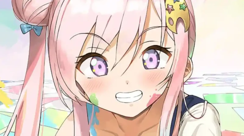 Homem com Cosplay da Vtuber Iofi para ladrão em Evento de Anime