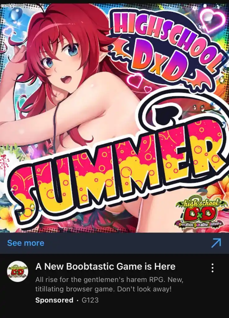 Inglaterra Remove Propagandas Ofensivas de High School DxD