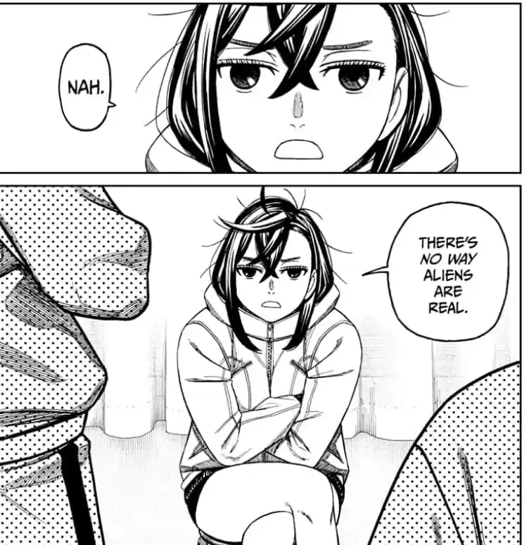 Capítulo 210 de Dandadan Momo perde a memória