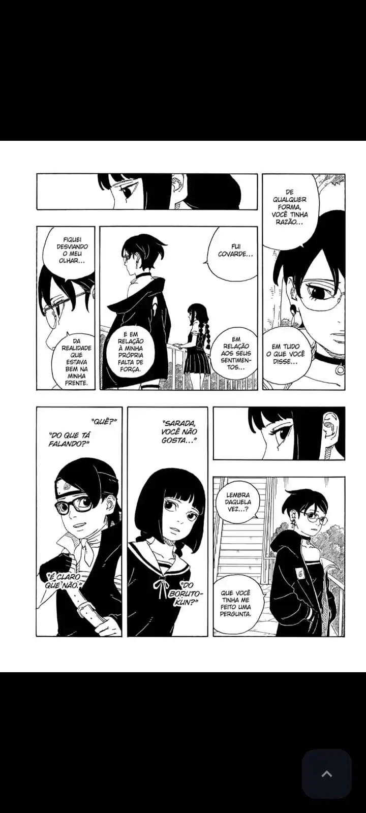 Capítulo 25 de Boruto Two Blue Vortex define rivais no amor