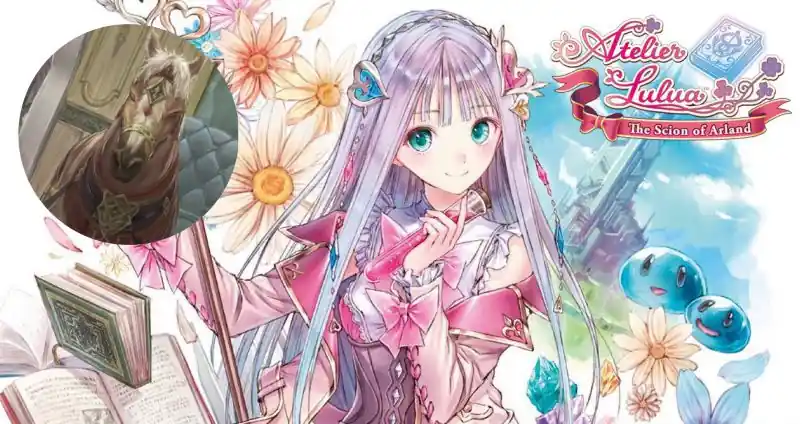 Atelier Lulua horse was removed from the box art for being “too distracting”