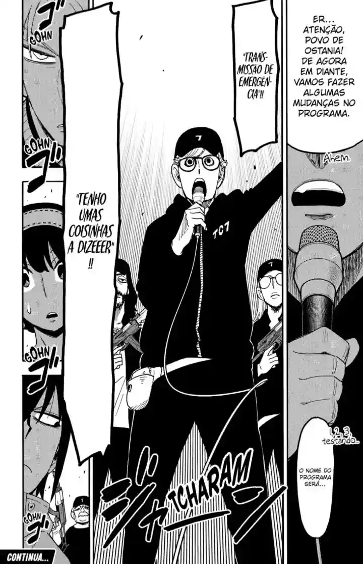 Capítulo 128 de SPY x FAMILY: Treta ao vivo num programa de TV