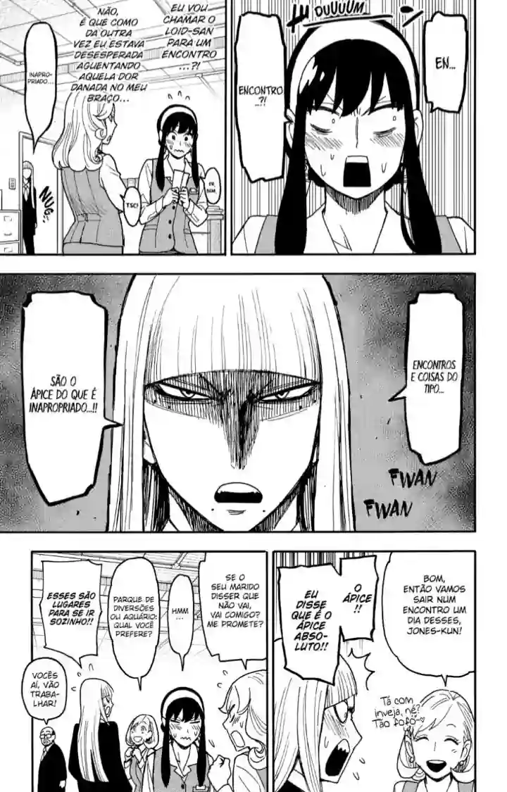 Capítulo 128 de SPY x FAMILY: Treta ao vivo num programa de TV