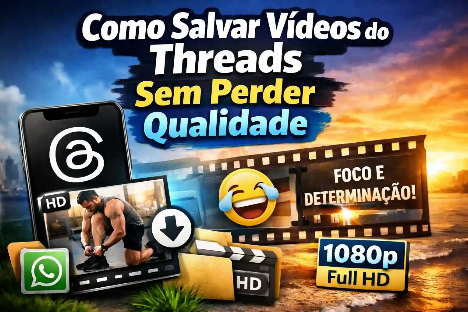 Como salvar vídeos do Threads sem perder qualidade 2026
