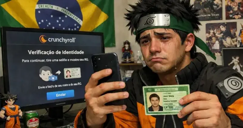 A Partir de Amanhã você tem que dar sua Identidade para ver Animes no Crunchyroll
