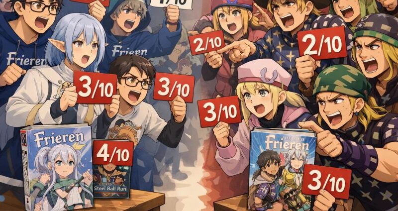 Fans de Frieren atacam JoJo Steel Ball Run para se Manter em Primeiro no MAL