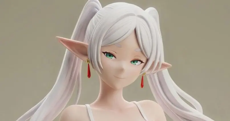 Figure Sensual Não Oficial da Frieren causa Controvérsia