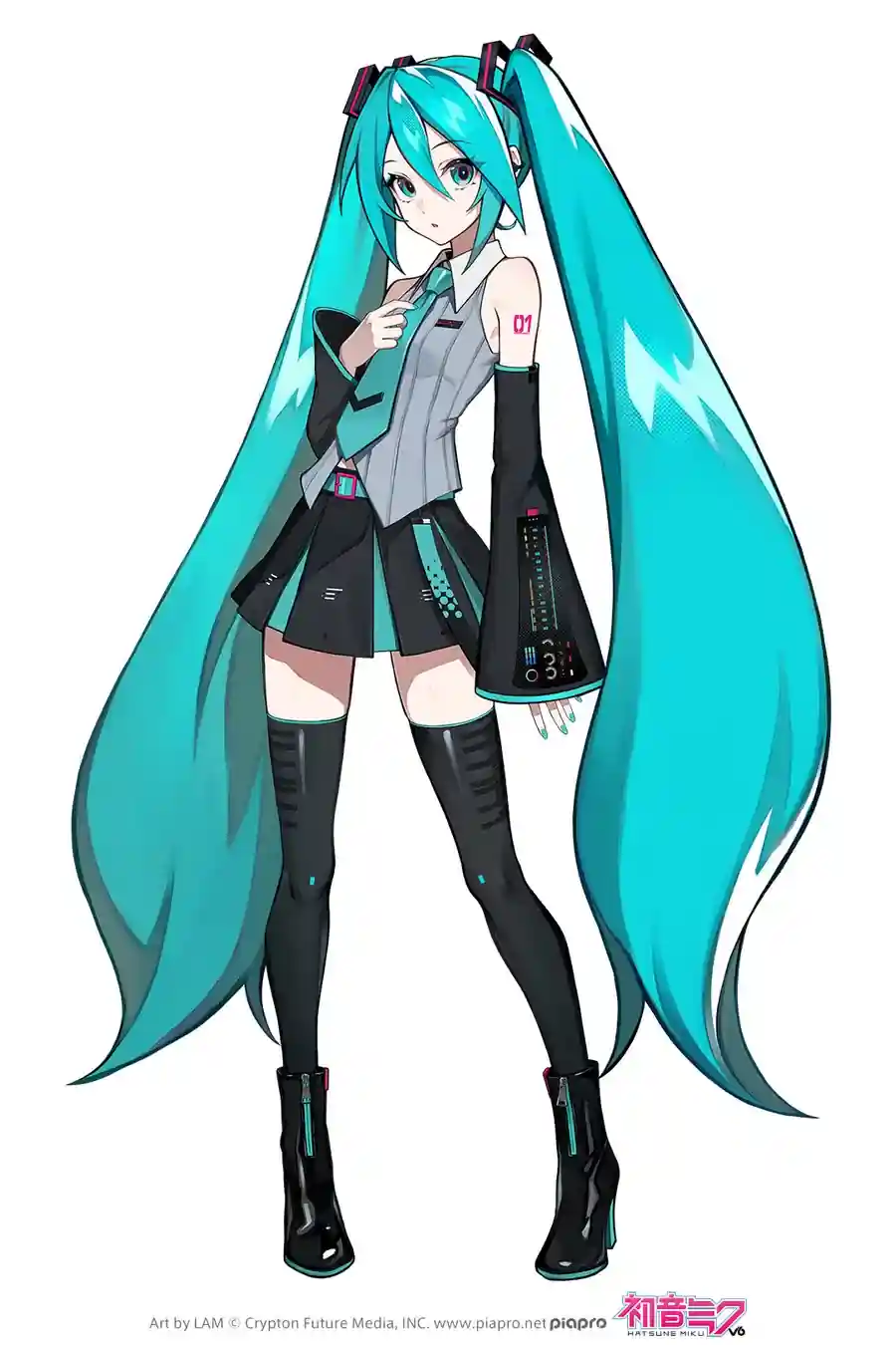 Novo visual da Hatsune Miku V6