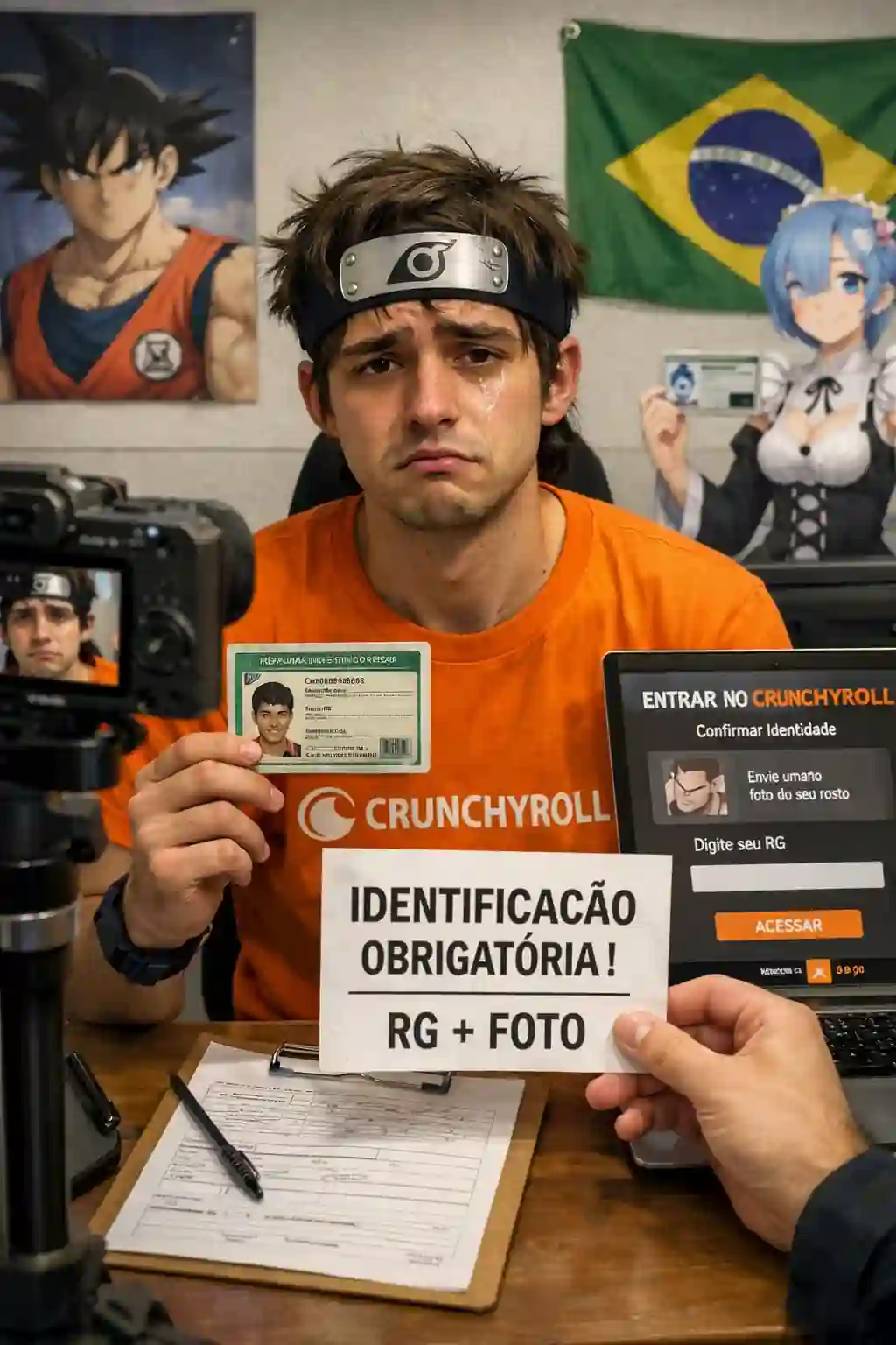 se identificar para ver animes