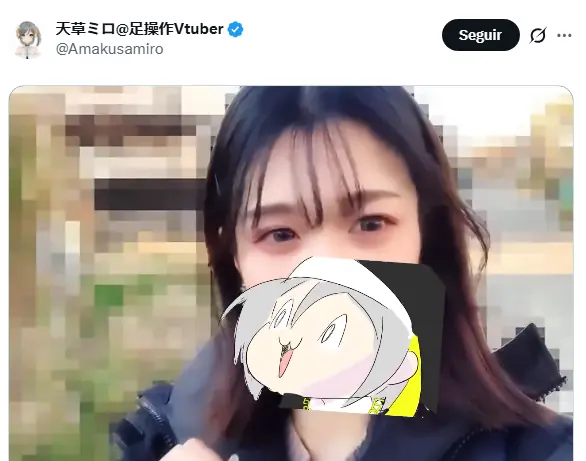 Vtuber que Joga com os Pés há 5 Anos desenvolve "Segundo Tornozelo"