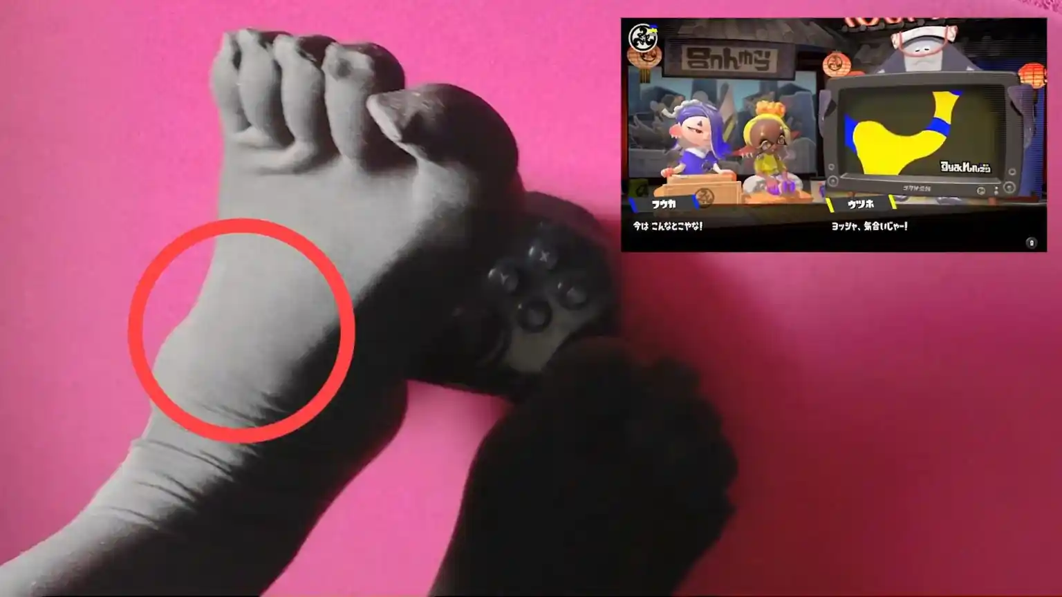 Vtuber que Joga com os Pés há 5 Anos desenvolve "Segundo Tornozelo"