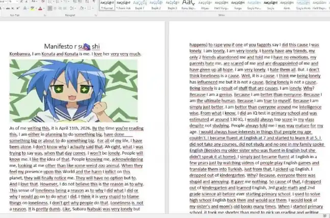 Autor de Ataque em Escola Mencionou Subaru de ReZero em seu Manifesto