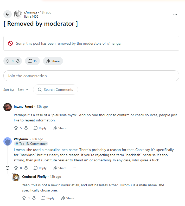 Hiromu Arakawa Realmente Escondeu seu Gênero por causa dos Leitores Shonen?