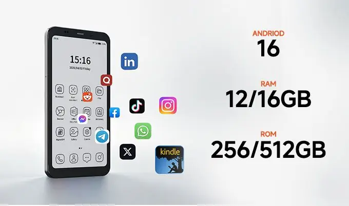 Primeiro smartphone E Ink de tela dupla grande do mundo com 80 FPS chegou ao Kickstarter em 10 de julho: Bigme HiBreak Dual 2 a partir de apenas US$ 544,50