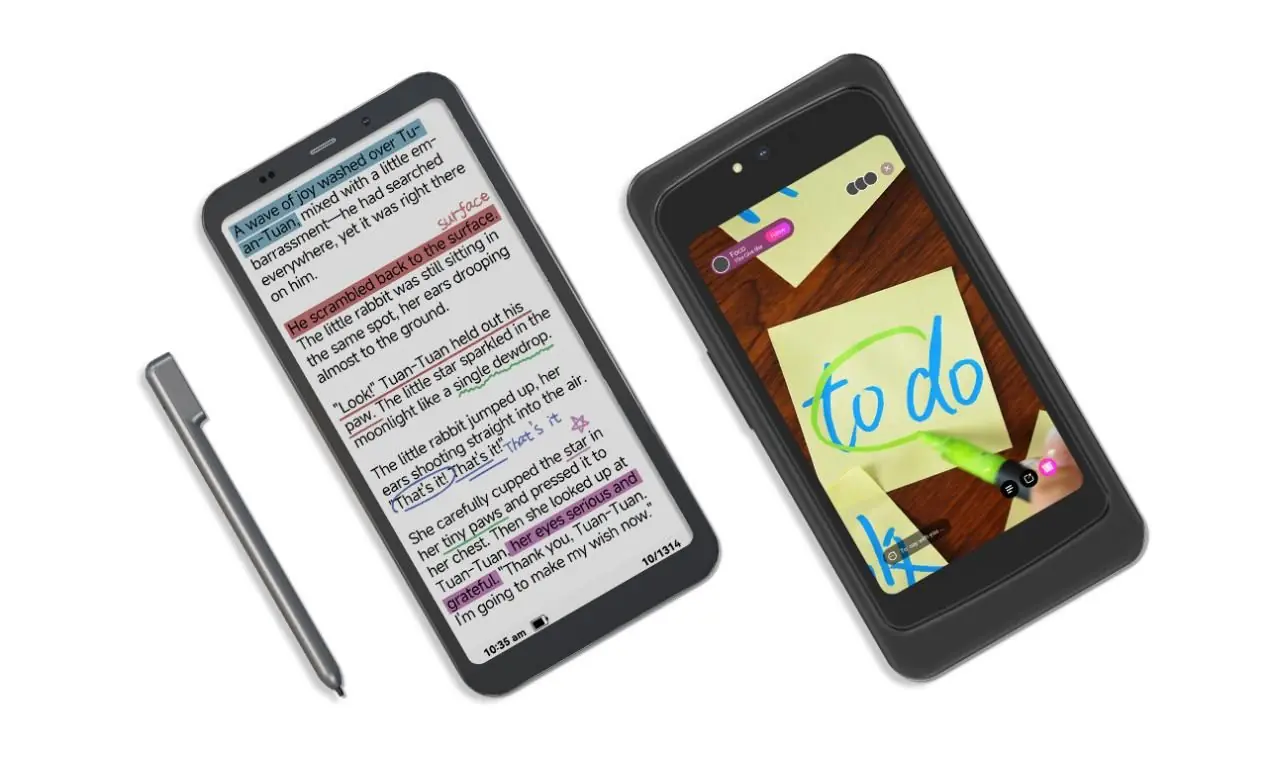 Primeiro smartphone E Ink de tela dupla 3