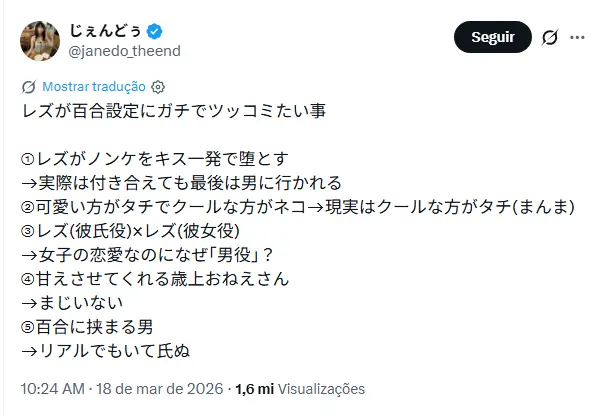 Japonesa Lésbica lista 5 Itens em Histórias Yuri que ela quer Contestar Japonesa Lésbica lista 5 Itens em Histórias Yuri que ela quer Contestar