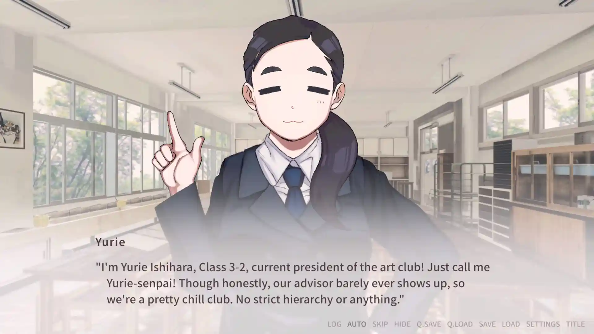 Namore Garotas Otaku na VN Girlfailure Art Club