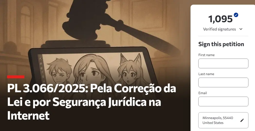 Abaixo Assinado visa Corrigir Lei que pode Tornar Animes Crime Abaixo Assinado visa Corrigir Lei que pode Tornar Animes Crime