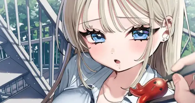 Salvando uma gyaru traida pelo estomago em Jitsu wa Ippai Taberu Harapeko Gyaru