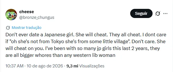 Todas as japonesas traem