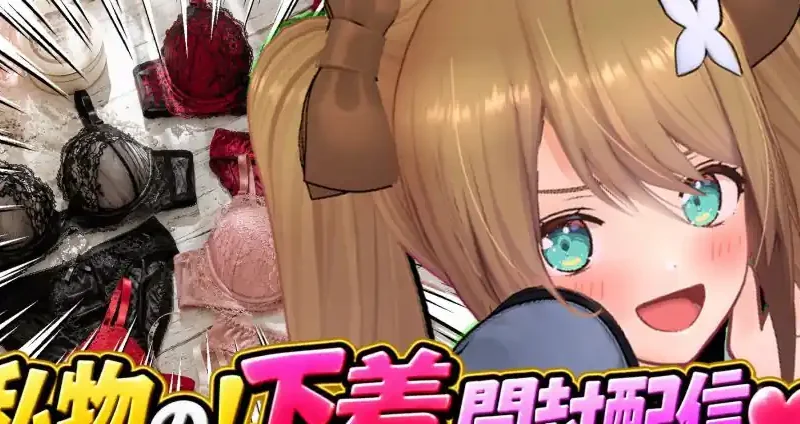 Vtuber Mostra sua Roupa íntima durante Stream e bem