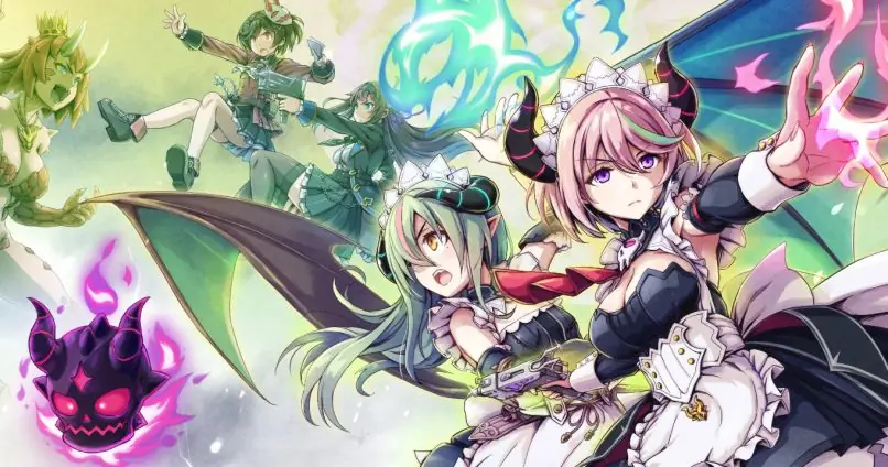 Controle duas Maids Salvando o Mestre delas em Gal Guardians Servants of the Dark