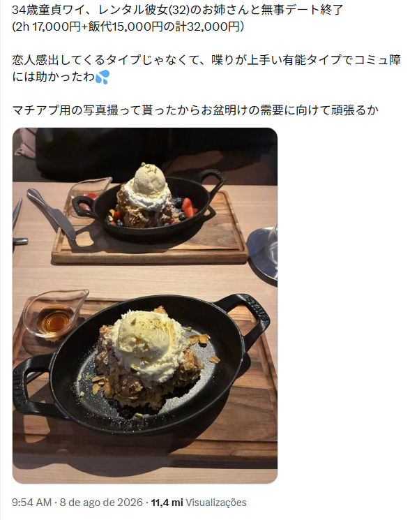 34-Year-Old Virgin Has an Existential Crisis After Date With a Rental Girlfriend 34-Year-Old Virgin Has an Existential Crisis After Date With a Rental Girlfriend