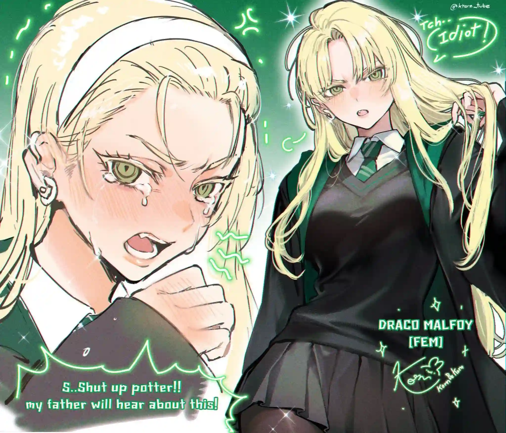 Draco Malfoy garota