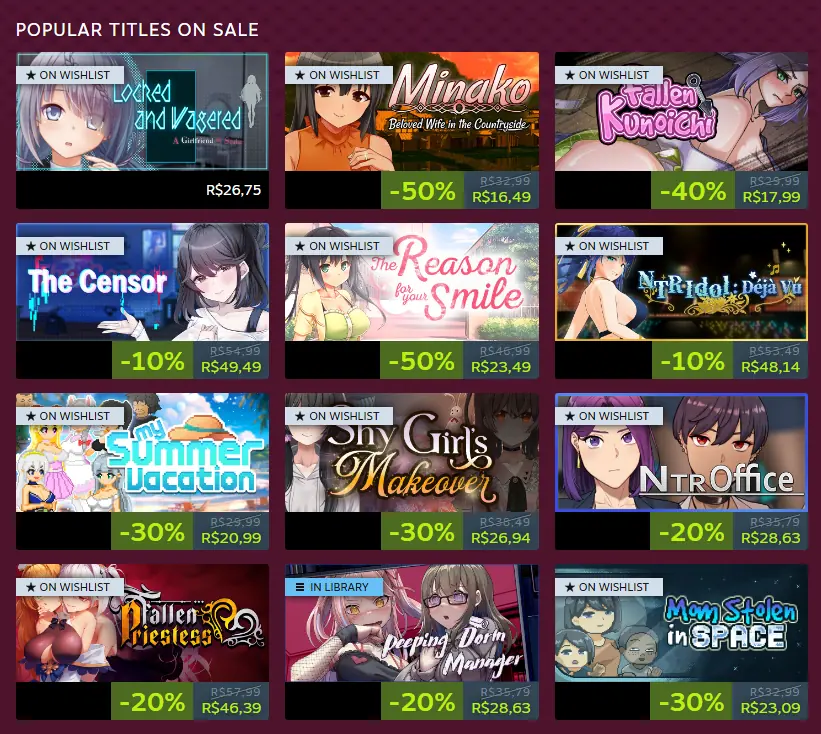Carnaval de Netorare na Steam Carnaval de Netorare na Steam