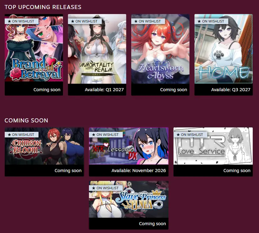 Carnaval de Netorare na Steam Carnaval de Netorare na Steam