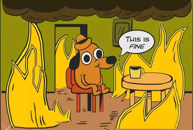 this if fine meme
