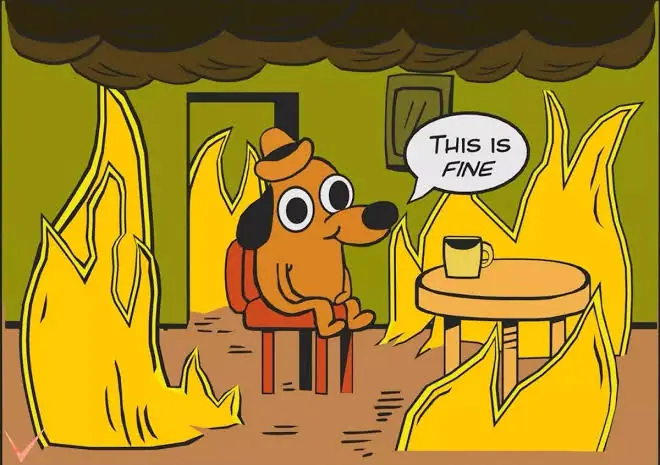 this if fine meme