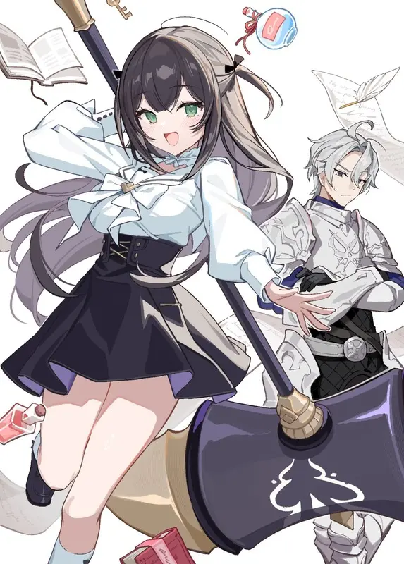 Arte de Icomochi para o volume 1 da novel de Girumasu Girumasu volume 1 Icomochi