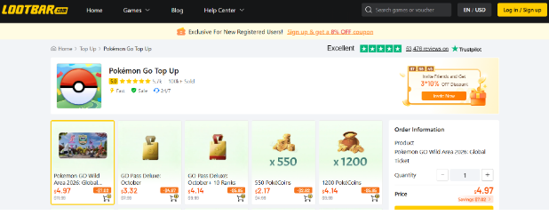 pokecoin lootbar